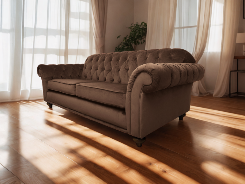 Chesterfield Extra Large Sofa – Truffle