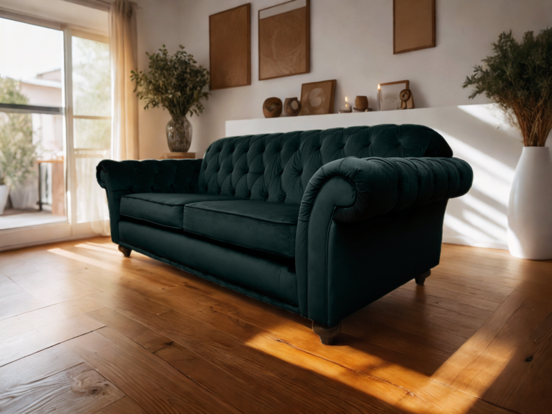 Chesterfield Extra Large Sofa – Bottle